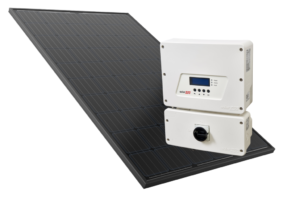 Solar Silhouette panel with a ABB inverter.