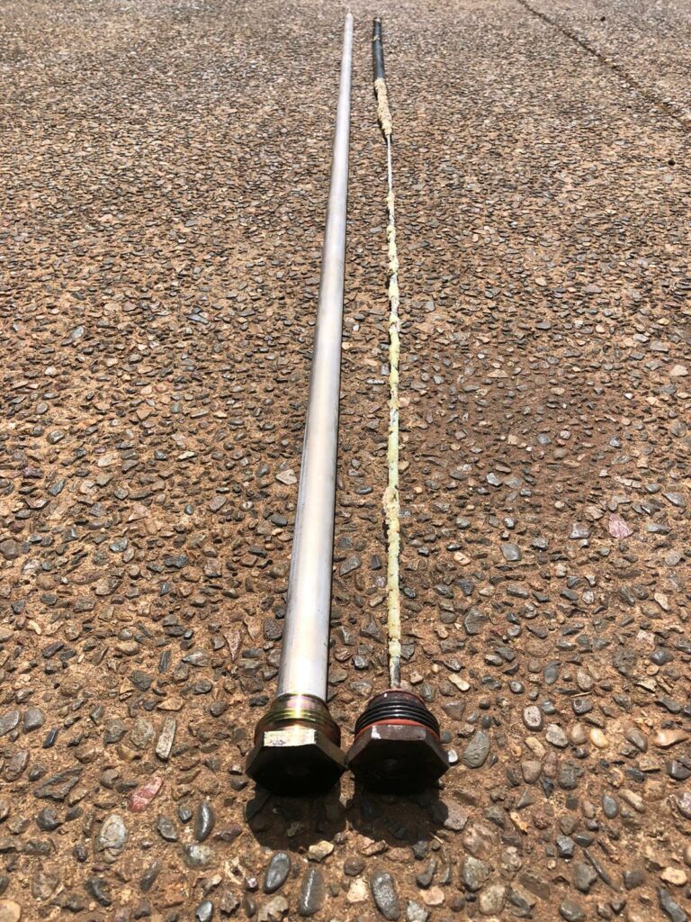 New-and-old-sacrificial-anode-from-solar-hot-water-system