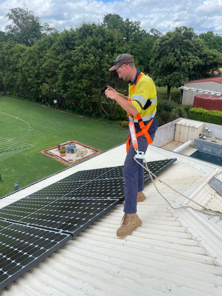 Servicing work by Tom