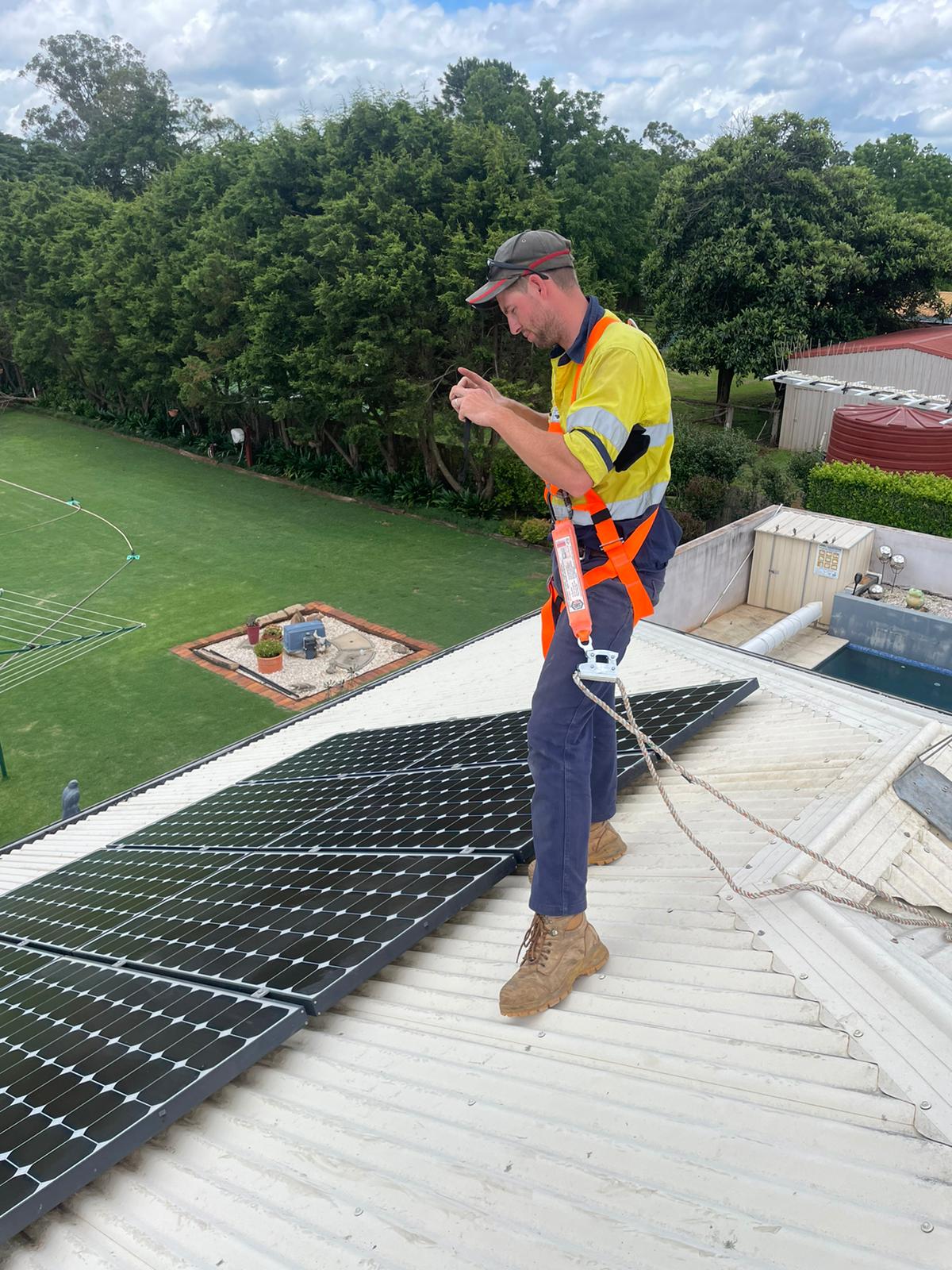 Servicing work by Tom