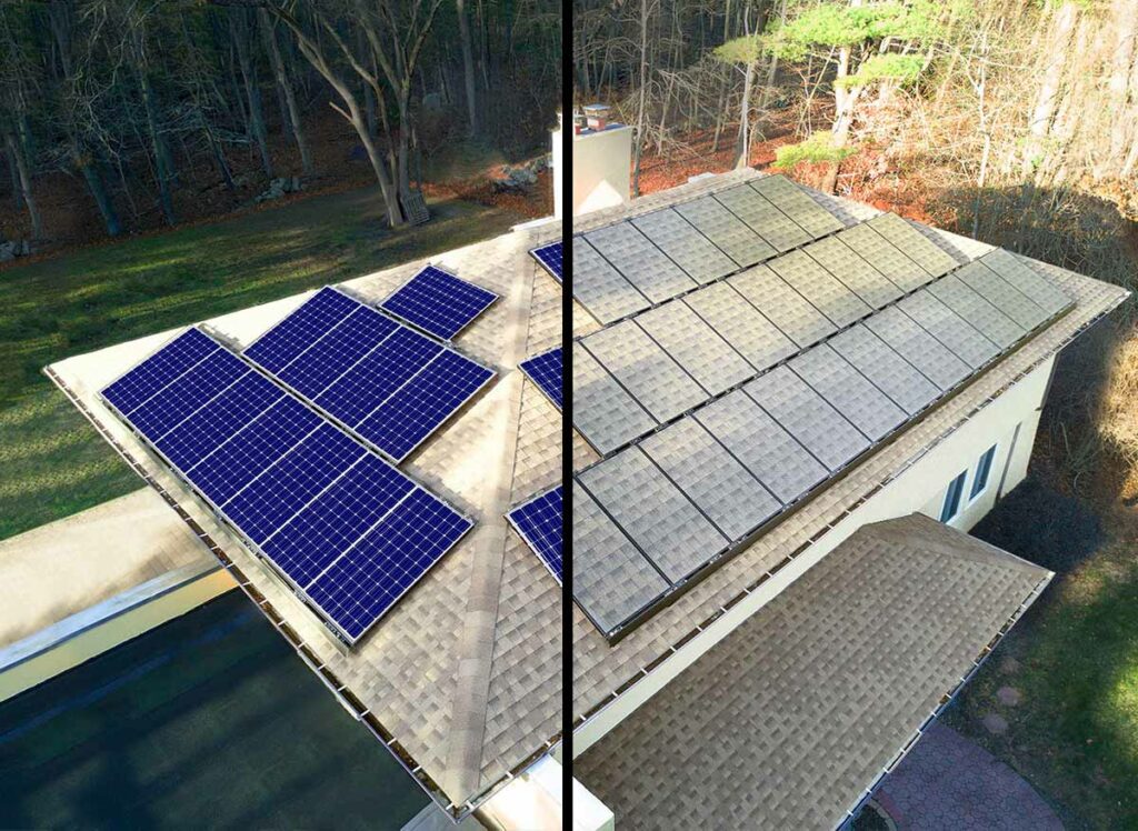 Solar roof skins