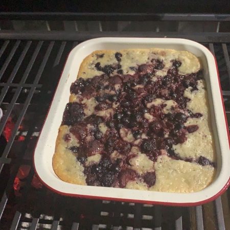Smoked Berry Cobbler